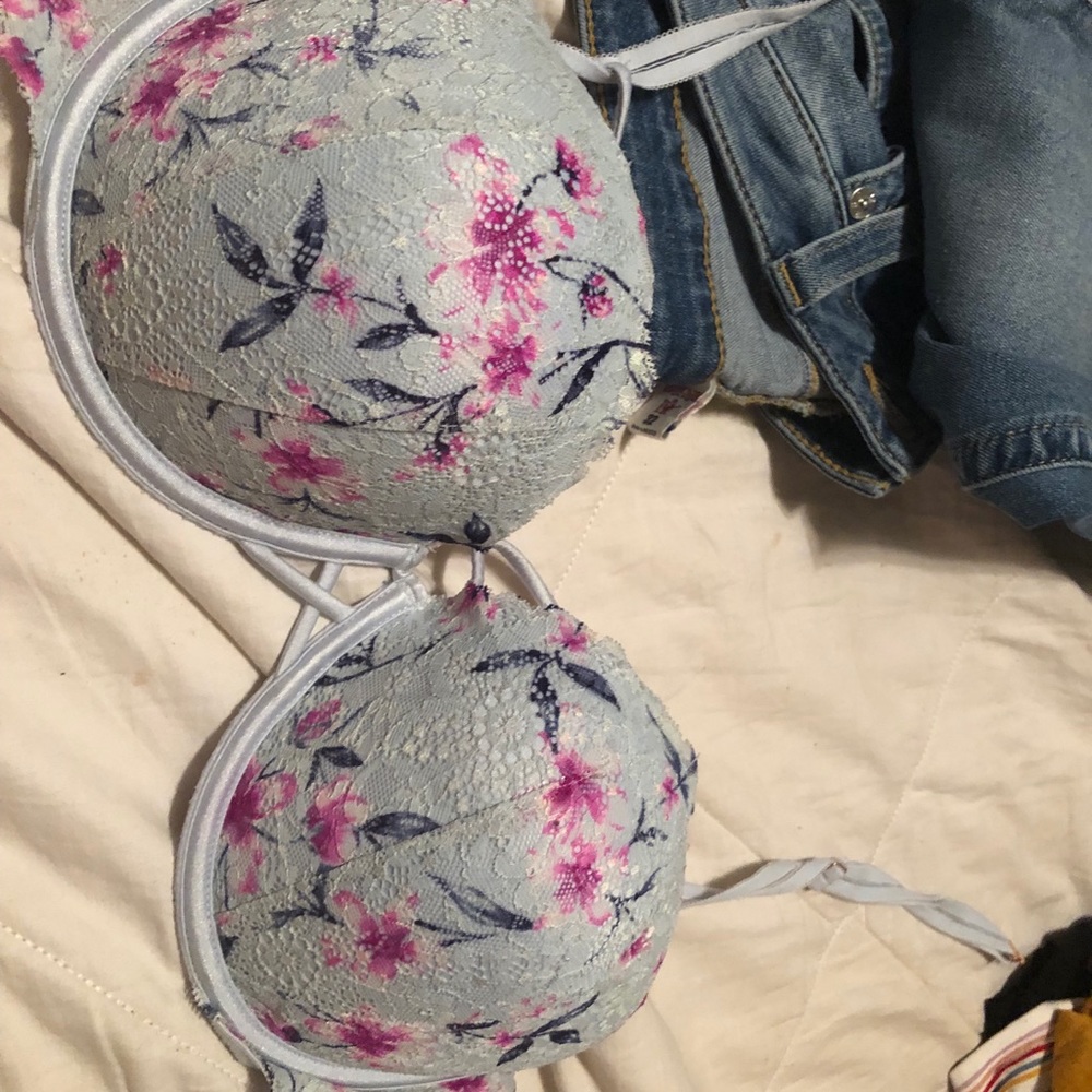 Pink bra